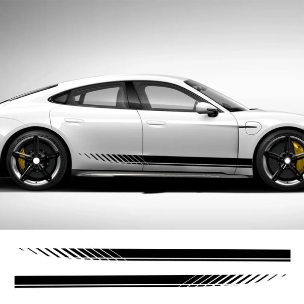 Боковые наклейки на авто