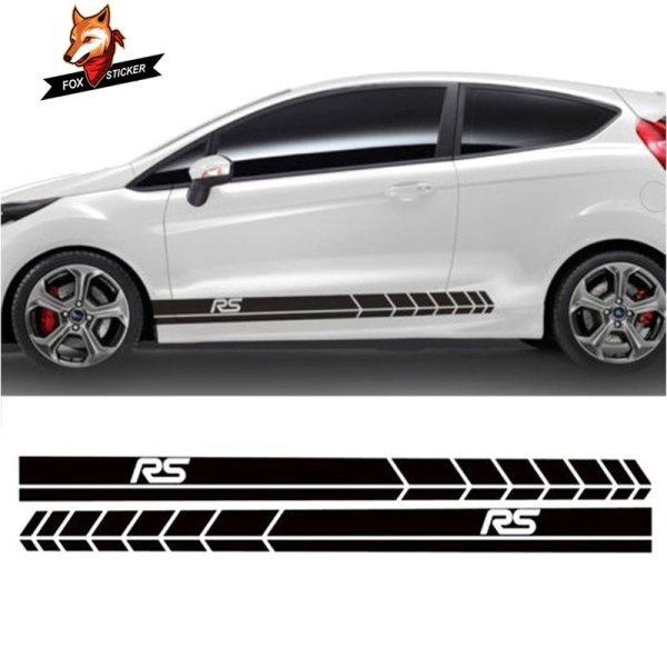 Форд Фиеста полоса наклейки