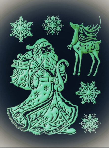 Светящиеся наклейки на окна