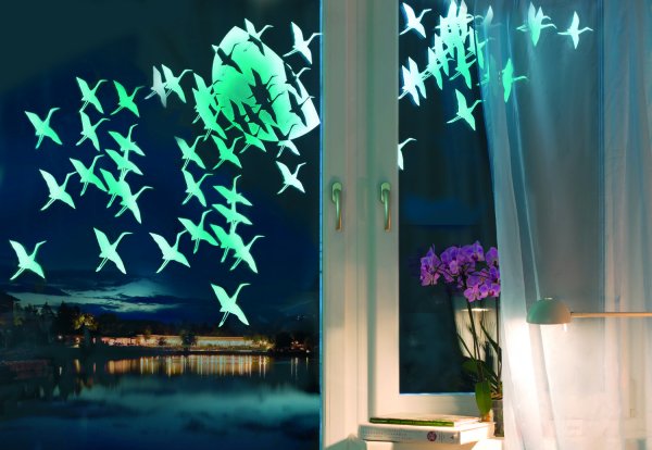 Фосфорные наклейки на авто