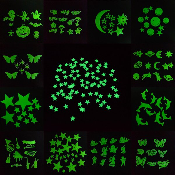 Светящиеся наклейки на стену