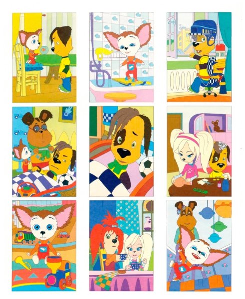 Барбоскины раскраска с наклейками