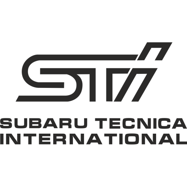 Наклейка STI Subaru tecnica International