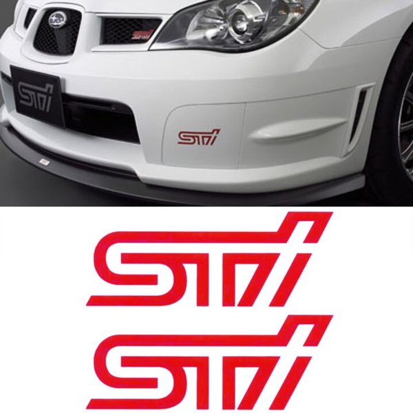 Наклейки Subaru STI