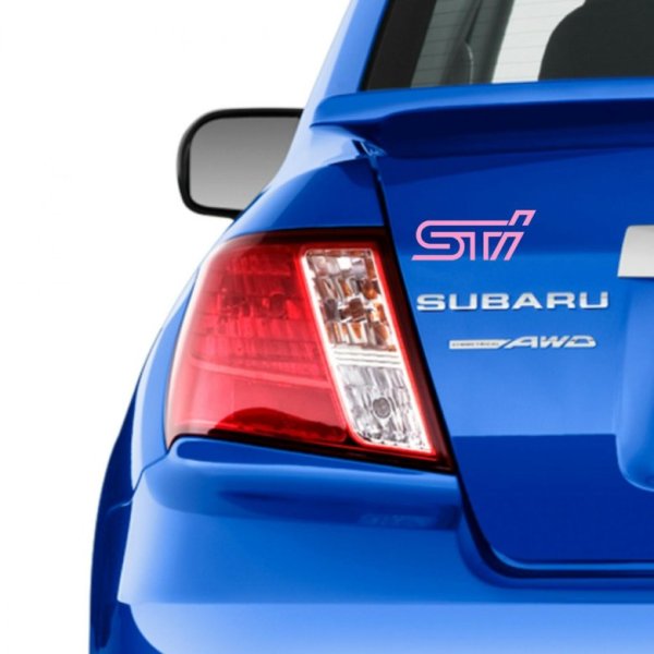 STI наклейка