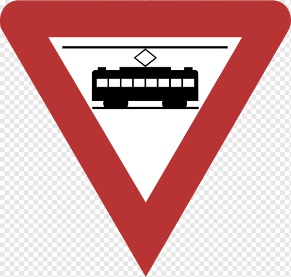 Знак Уступи дорогу черно белый