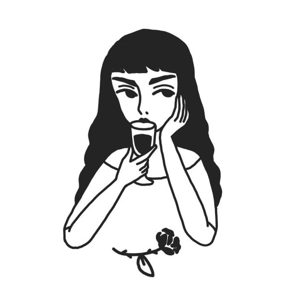 Стикеры для срисовки черно белые