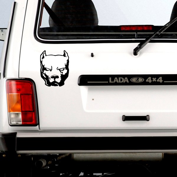 Наклейка на автомобиль акула