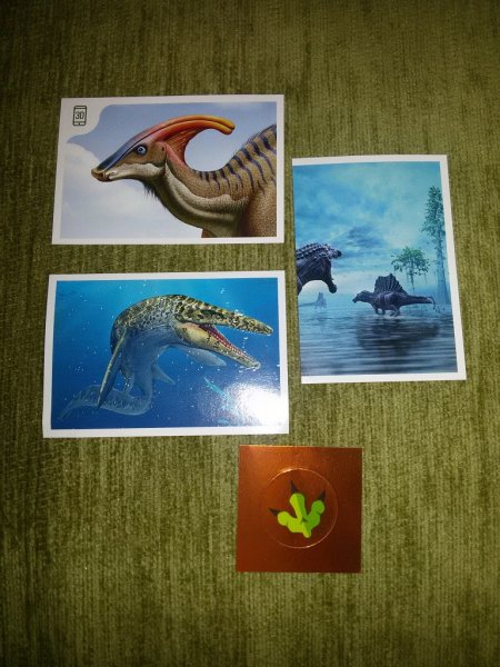 Наклейки динозавры Дикси Мозазавр