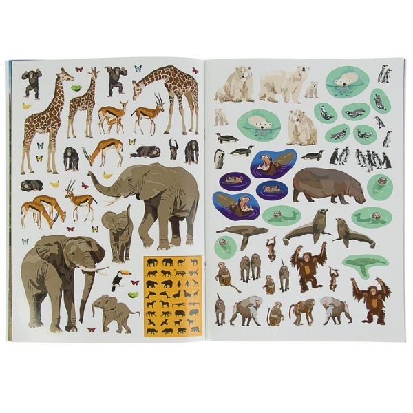 Наклейки с животными