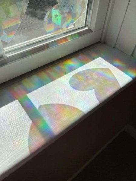 Радужная пленка на окна