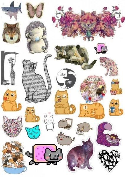 Красивые наклейки