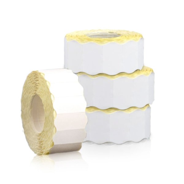 Этикет-лента МНК (волна) 26х16 (700эт) белая