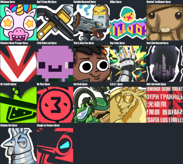 Valorant граффити