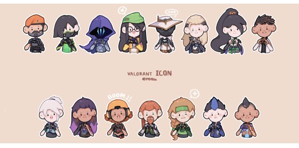 Valorant Chibi Art
