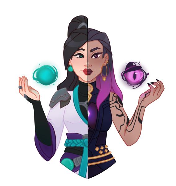 Рейна valorant Art