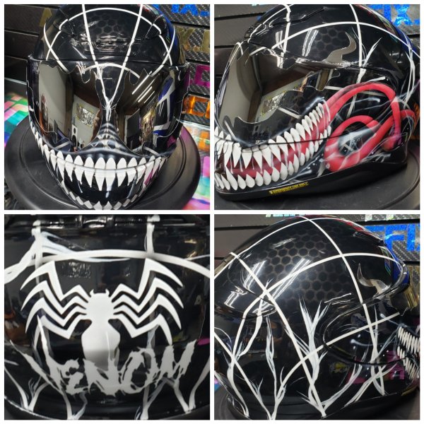 Кроссовый шлем Веном