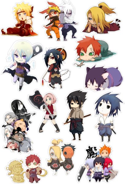 Наруто Чиби все персонажи