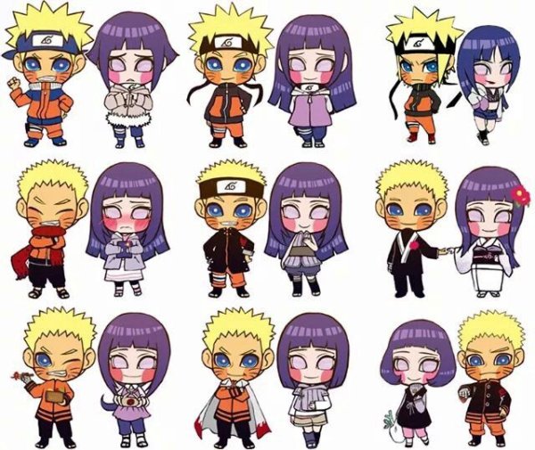 Герои аниме Наруто Чиби Хьюга