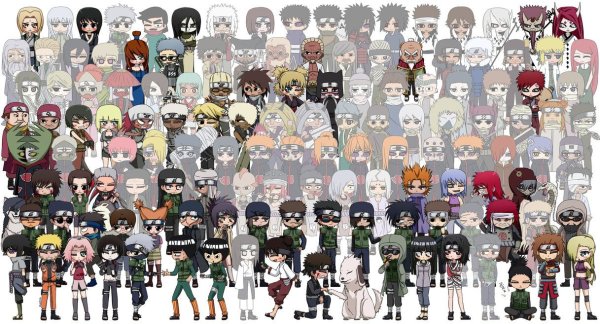 Наруто Чиби герои