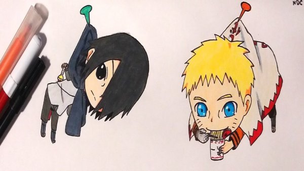 Наруто и Боруто Чиби