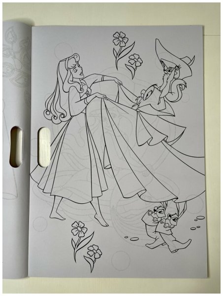 Большая раскраска с наклейками