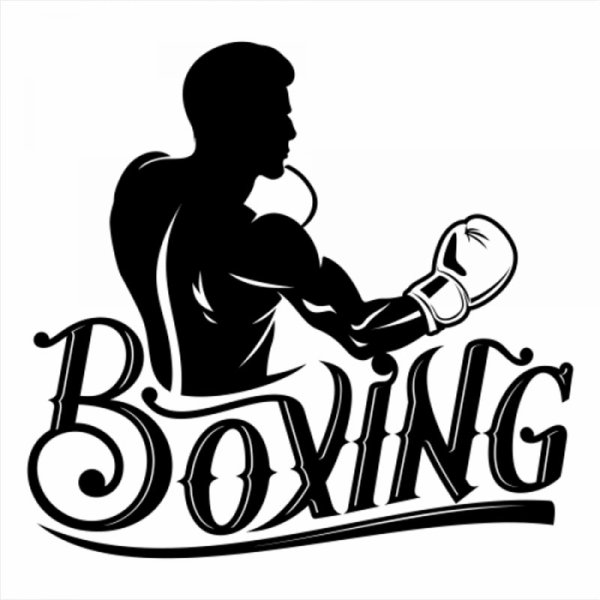 Боксерские перчатки наклейка