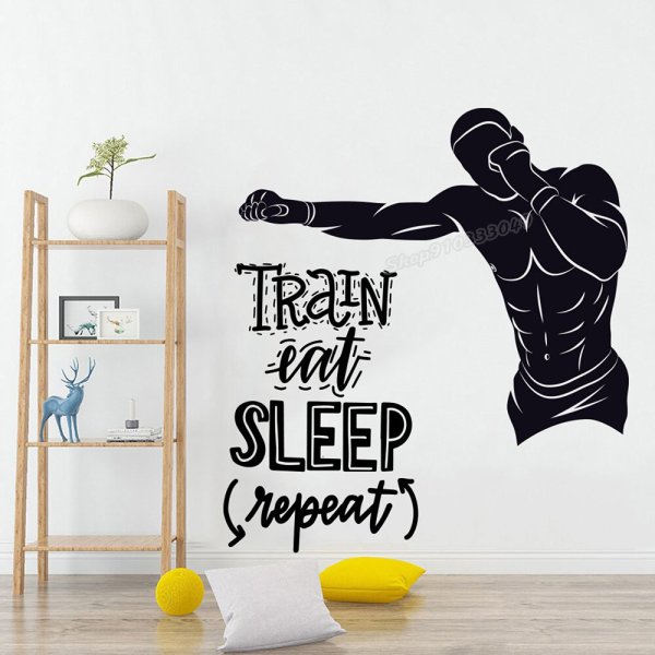 Стикеры девушка в боксерских перчатках