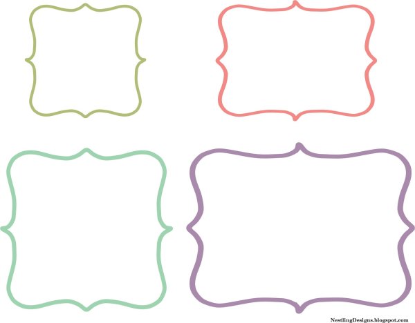 Фигурная рамка для ворда