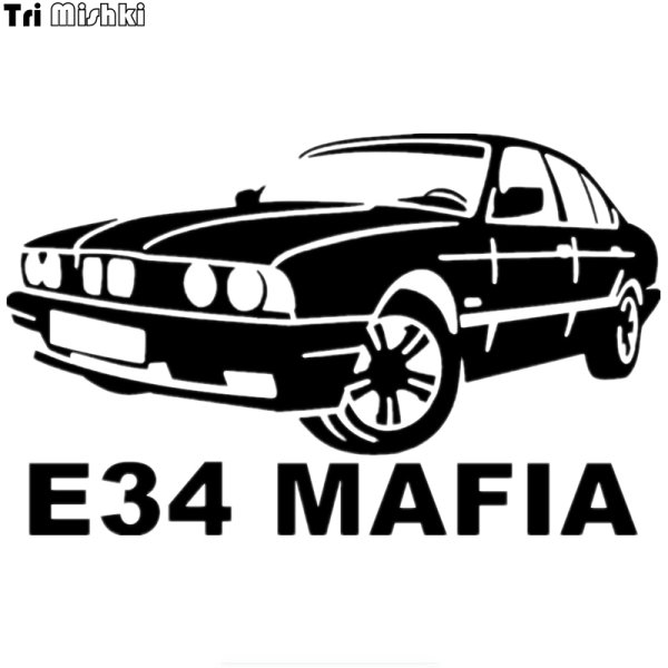 BMW e34 стикер