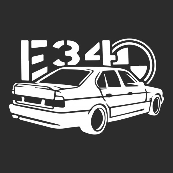 Наклейка BMW e34