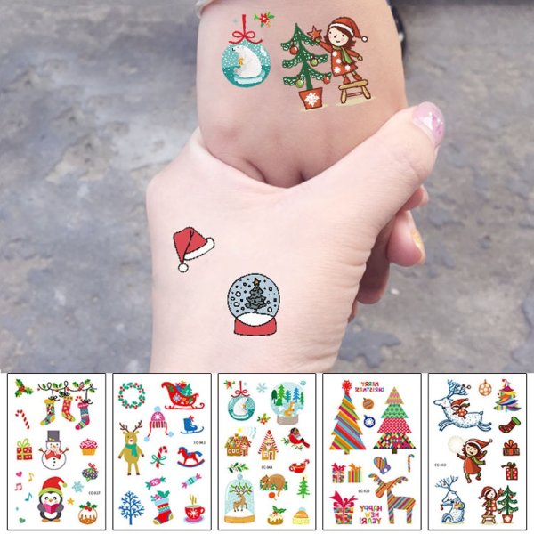 Новогодние Татуировки для детей