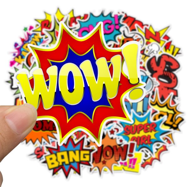 Наклейки Boom