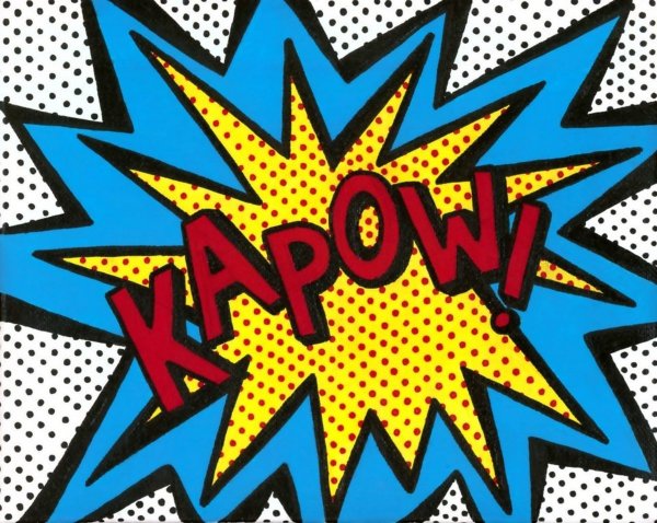 Бум в стиле поп арт