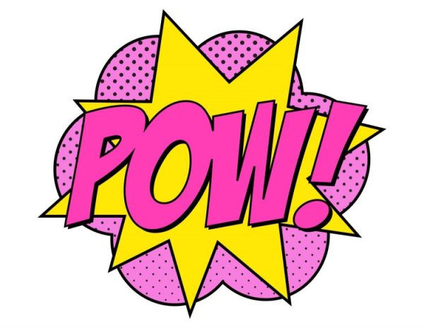 Наклейки в стиле комиксов