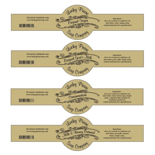 Этикетка для мыла ручной