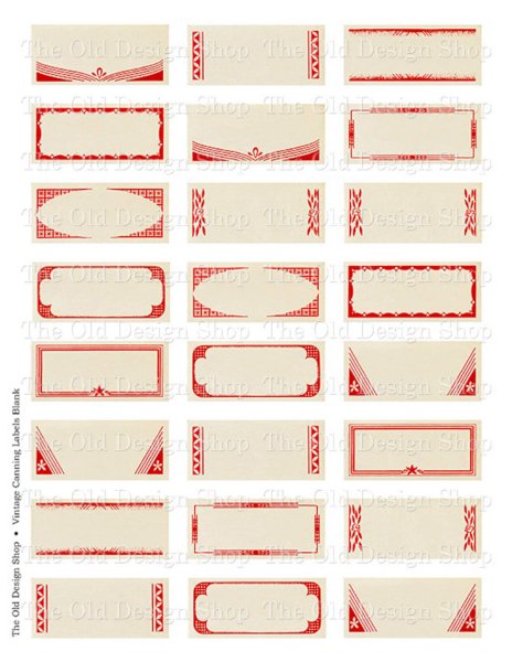Бирочки для сыпучих продуктов