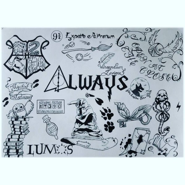 Факультеты Хогвартса раскраска