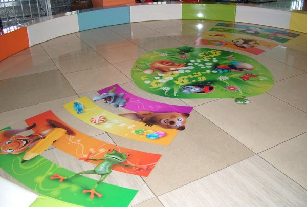 Напольные игры в детском саду