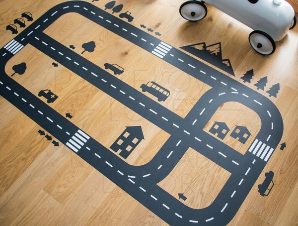 Классики на полу в детском саду