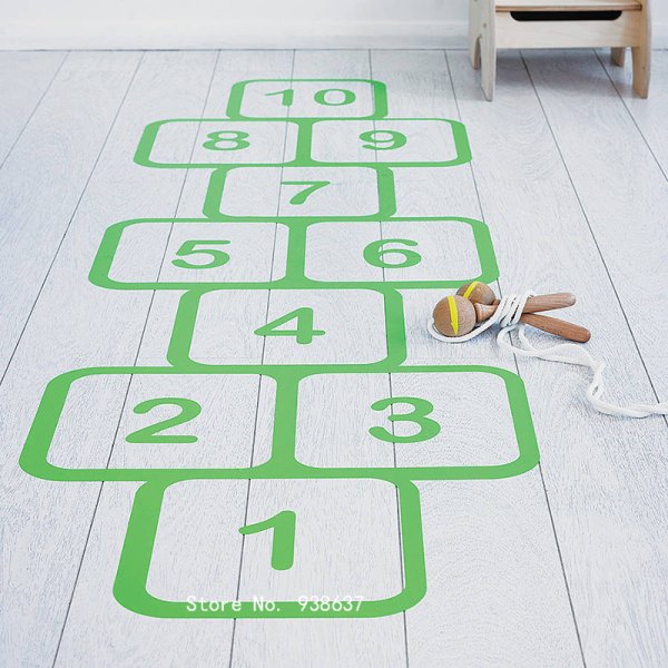 Наклейки на пол в детский сад