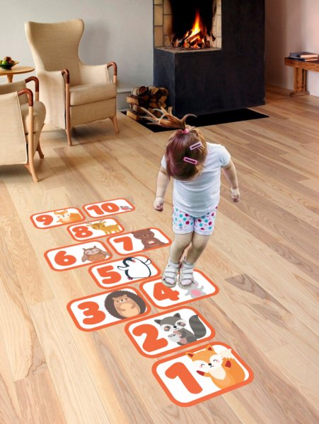 Креативные напольные наклейки