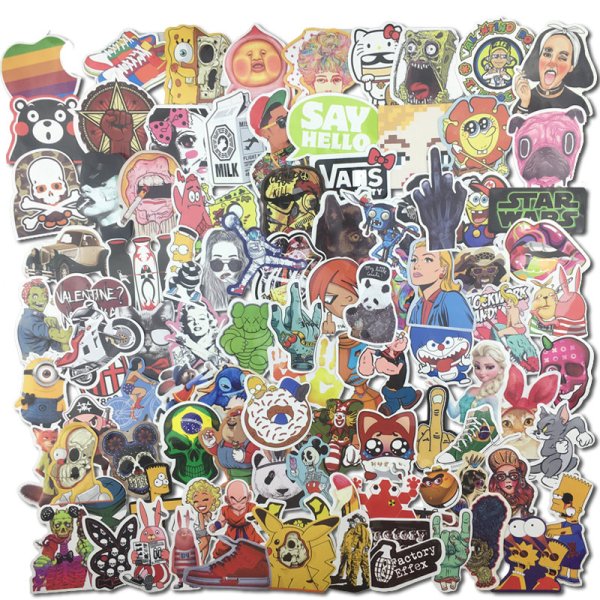 Стик наклеек 100 штук