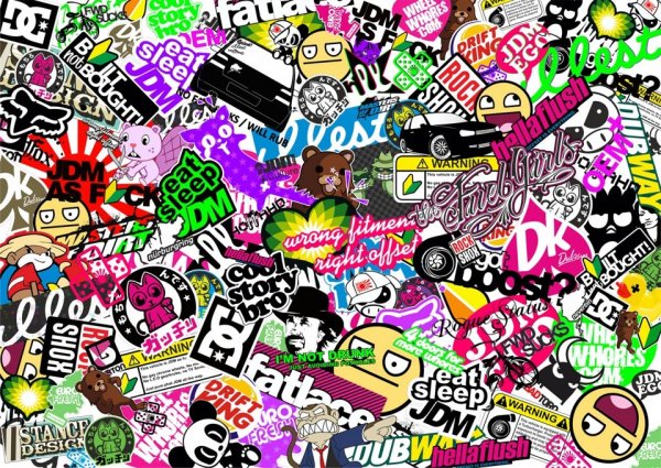 JDM наклейки стикербомбинг