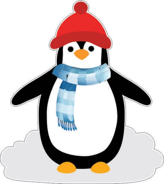 Наклейка - пингвины