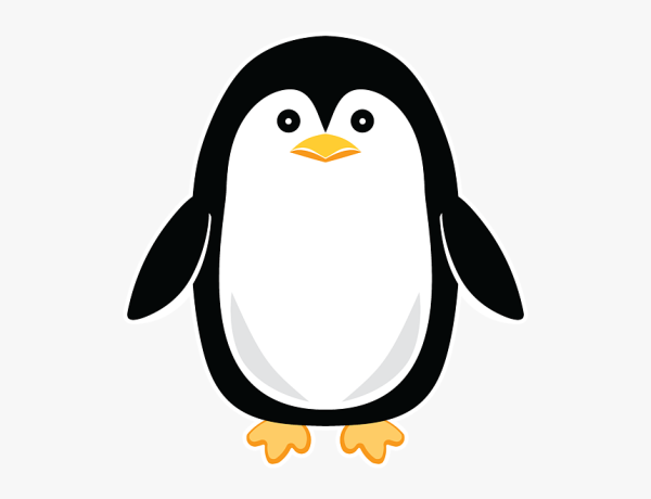 Наклейка - пингвины