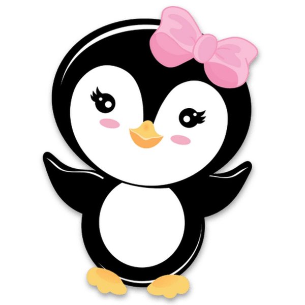 Стикер пингвины
