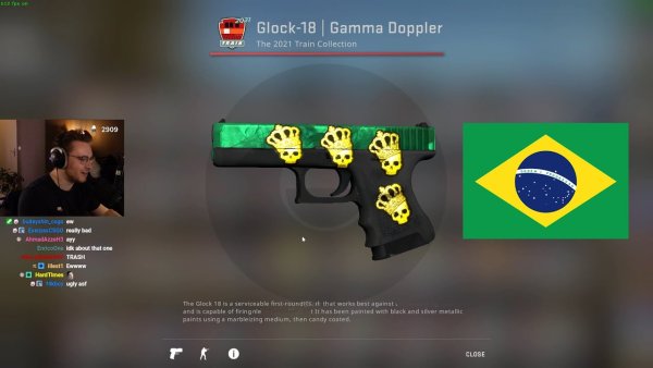 Гамма доплер КС го Глок