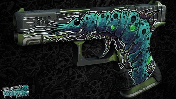 Зелёный Глок КС го