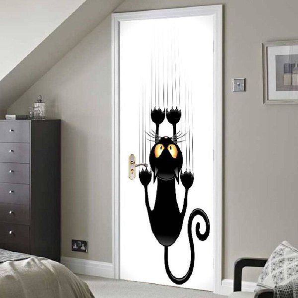 Наклейка на дверь комнаты